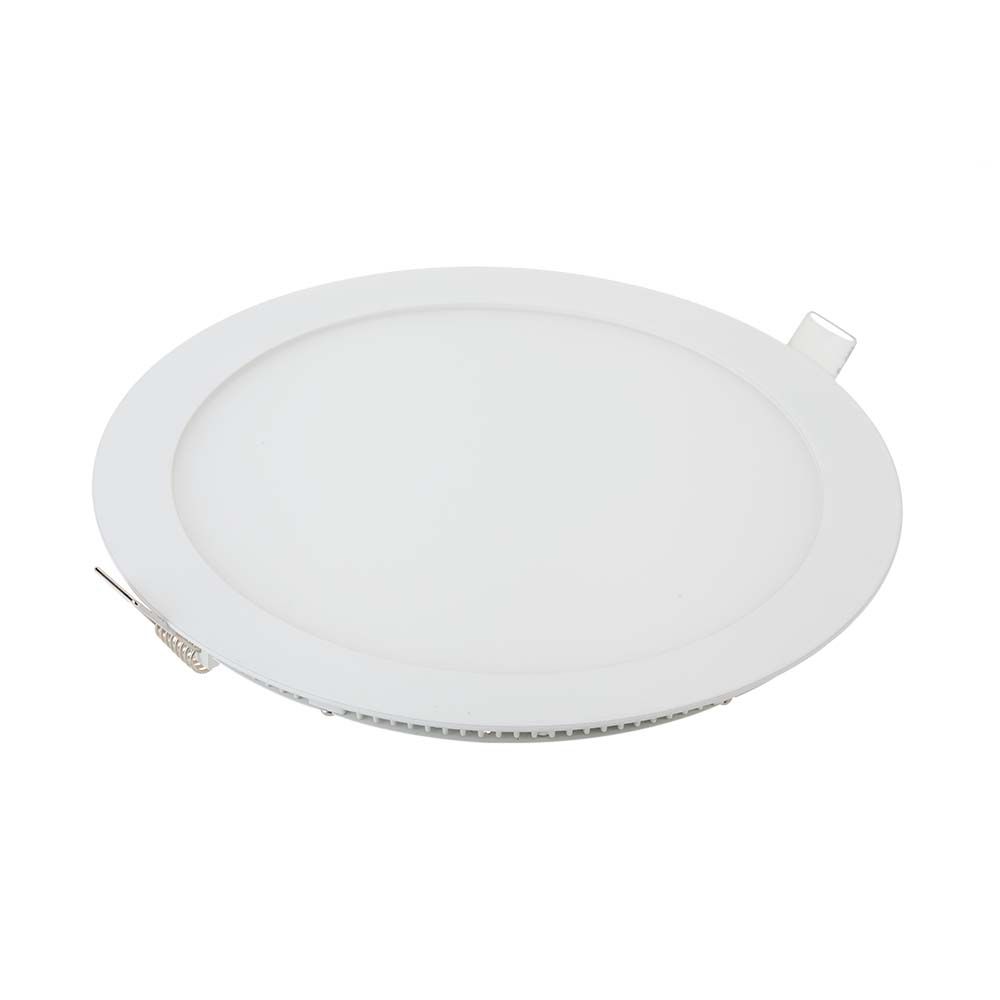 22W Panel LED / Barwa:4000K / Okrągła - 216423 - V-TAC