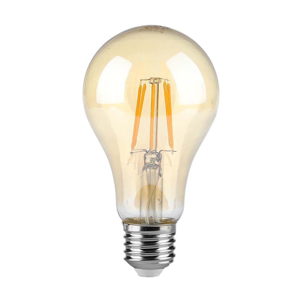 10W A67 Żarówka LED Filament / Klosz: Bursztynowy / Barwa:2200K / Trzonek:E27 - 217157 - V-TAC