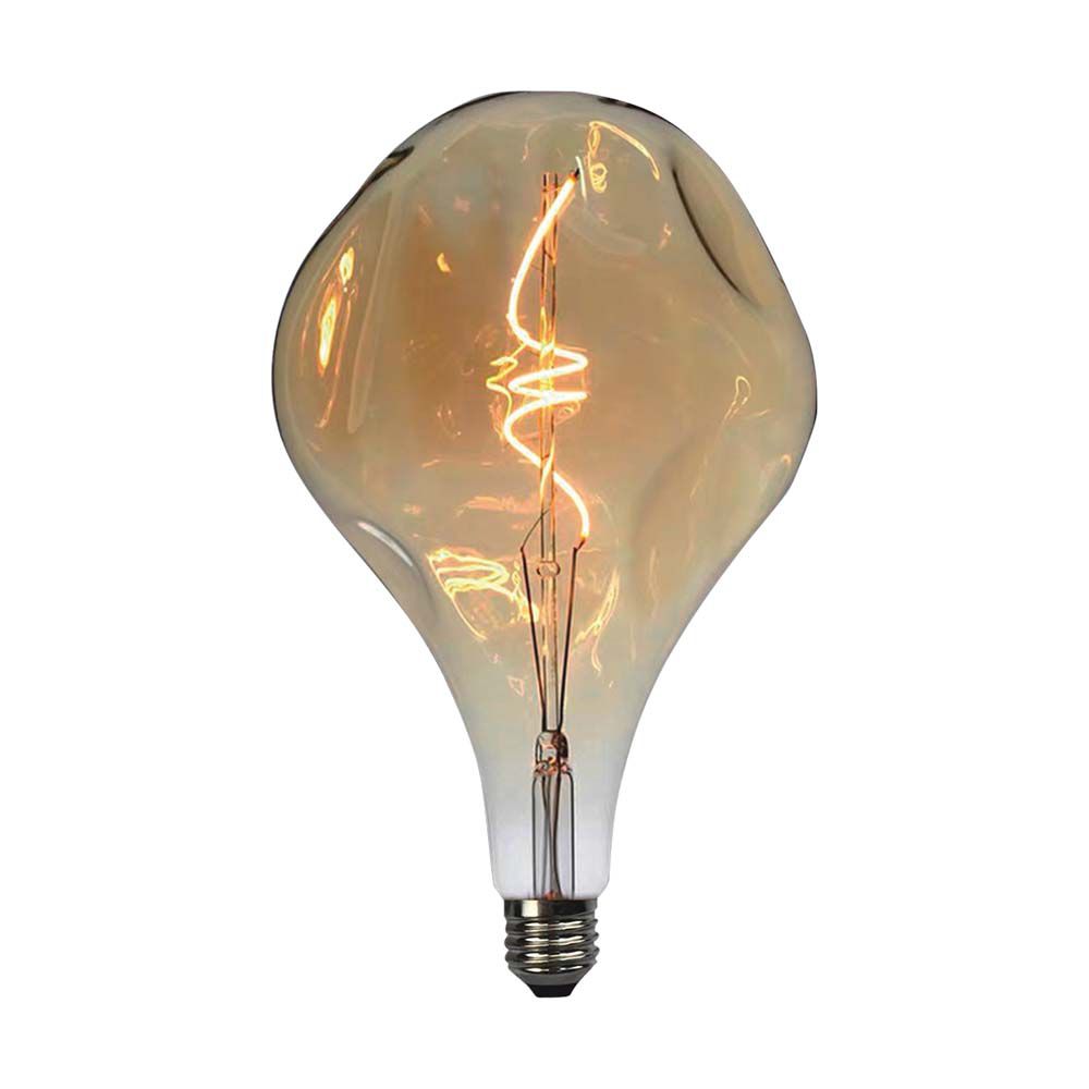 4W A165S Żarówka LED Filament spiralny / Barwa: 2700K / Szkło: Bursztynowe - 23168 - V-TAC