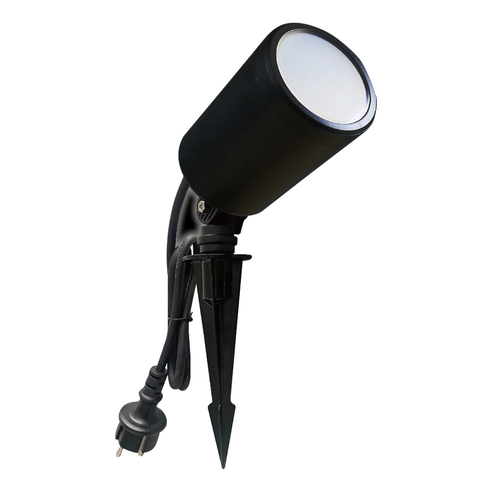 7W Oprawa ogrodowa SPIKE / Sterowanie: WiFi / Kompatybilny z Amazon Alexa i Google Home / Barwa:RGB+3000K-6500K / Obudowa: Czarna - 3014 - V-TAC