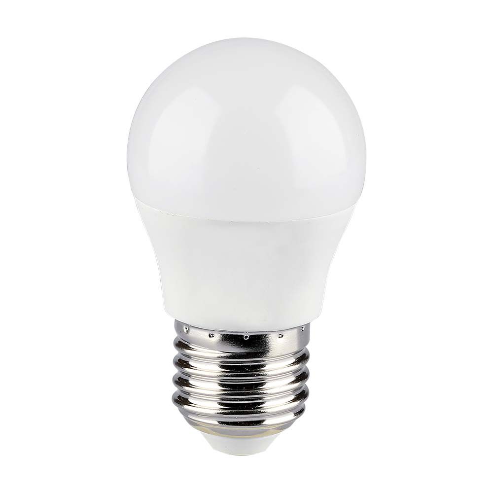 4.8W G45 Żarówka LED sterowana pilotem / Barwa:RGB+3000K / Ściemniana / Trzonek:E27 - 3028 - V-TAC