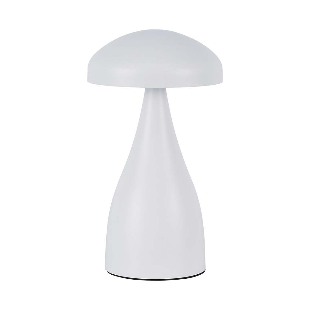 Lampka nocna LED zasilana bateryjnie / Wysokość:22cm / Bateria 1800mAh / Ściemnianie przez dotyk / Barwa:3w1 / Obudowa: Biała - 7896 - V-TAC