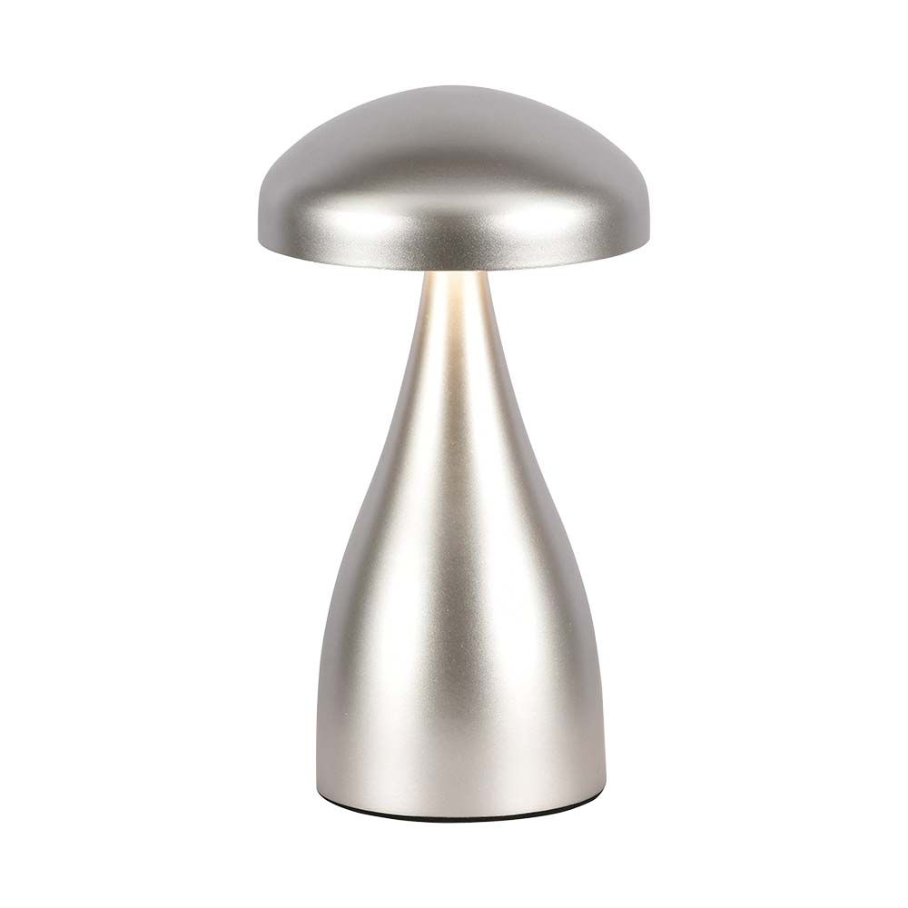 Lampka nocna LED zasilana bateryjnie / Wysokość:22cm / Bateria 1800mAh / Ściemnianie przez dotyk / Barwa:3w1 / Obudowa: Szampańskie złoto - 7897 - V-TAC