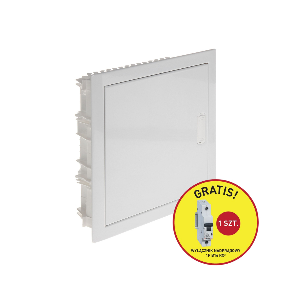 ROZDZ. RWN 1X12 DRZWI METALOWE + 1 SZT RX3 1P B 16A - 602431P - LEGRAND