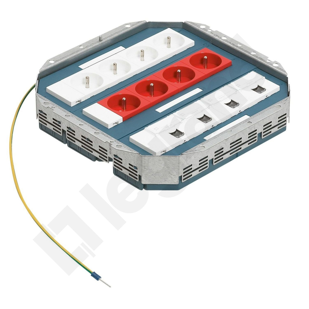 PUSZKA PODŁOGOWA 24 MODUŁY, CENTRALNE WYJŚCIE KABLOWE, IP66 - 089686 - LEGRAND