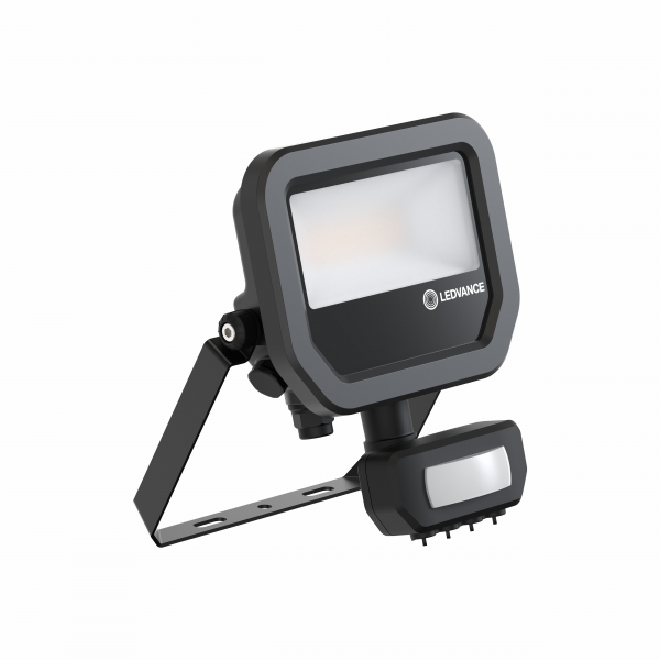 NAŚWIETLACZ LED 8W 850/1200LM 4000K IP65 Z CZUJNIKIEM RUCHU CZARNY FLOODLIGHT PS GEN4 - 4099854306808 - LEDVANCE