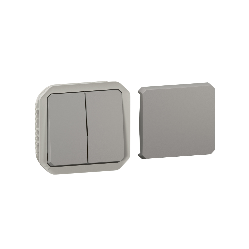 ŁĄCZNIK TYP TRANSFORMER MECHANIZM 10 AX - 250 V~ SZARY PLEXO - 069506L - LEGRAND