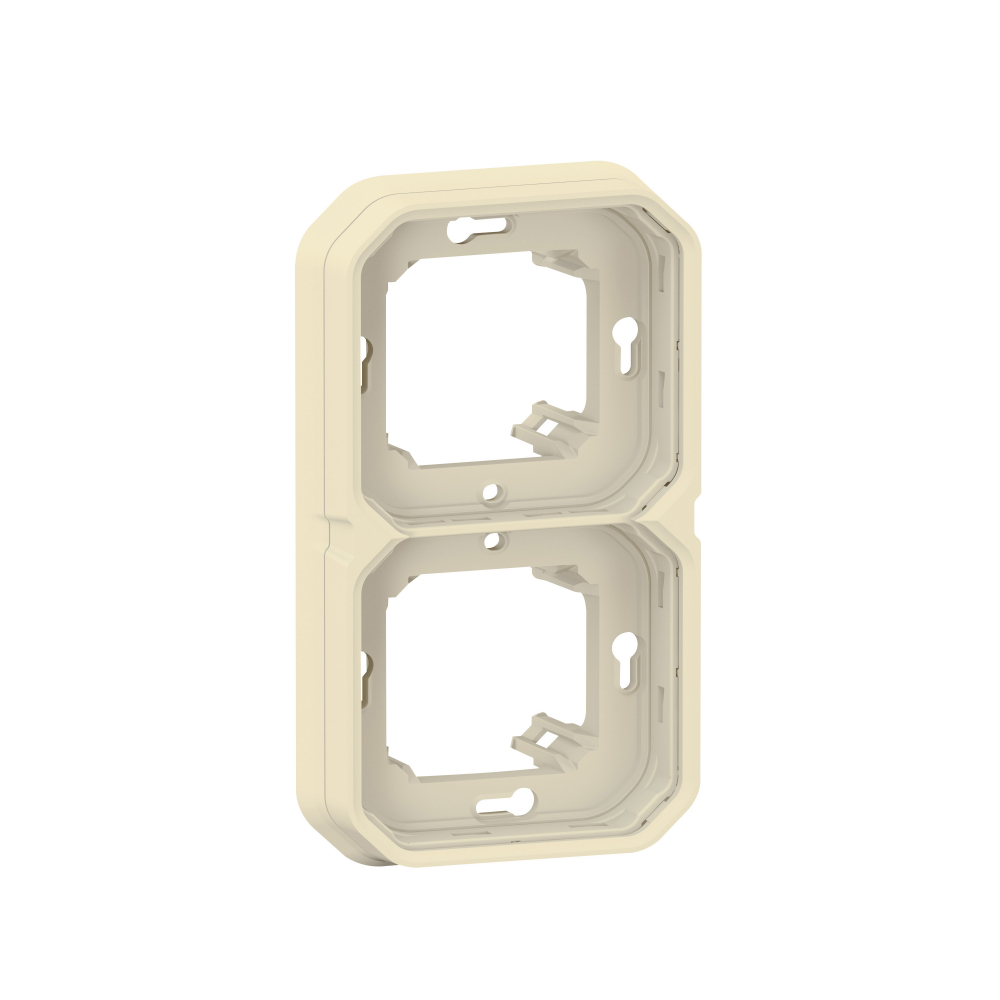 UCHWYT PODTYNKOWY PODWÓJNY PIASKOWY PLEXO - 069853L - LEGRAND