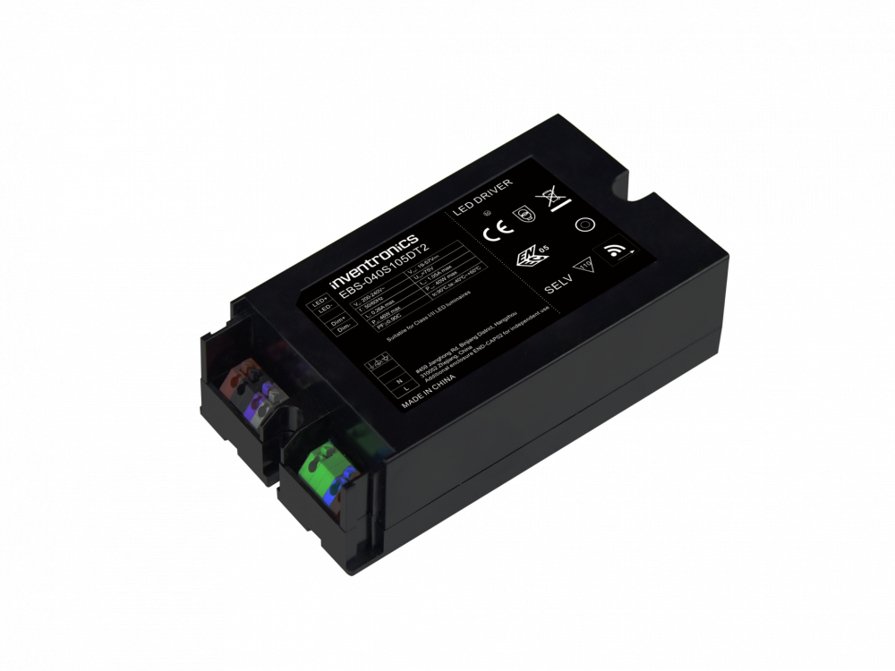 Zasilacz EBS-040S105DT2 - EBS-040S105DT2 - INVENTRONICS POLAND SPÓŁKA Z OGRANICZONĄ ODPOWIEDZIALNOŚCIĄ