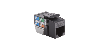 Wkład gniazda komputerowego RJ45 kat. 6 UTP Simon Connect - CJ645U - KONTAKT SIMON