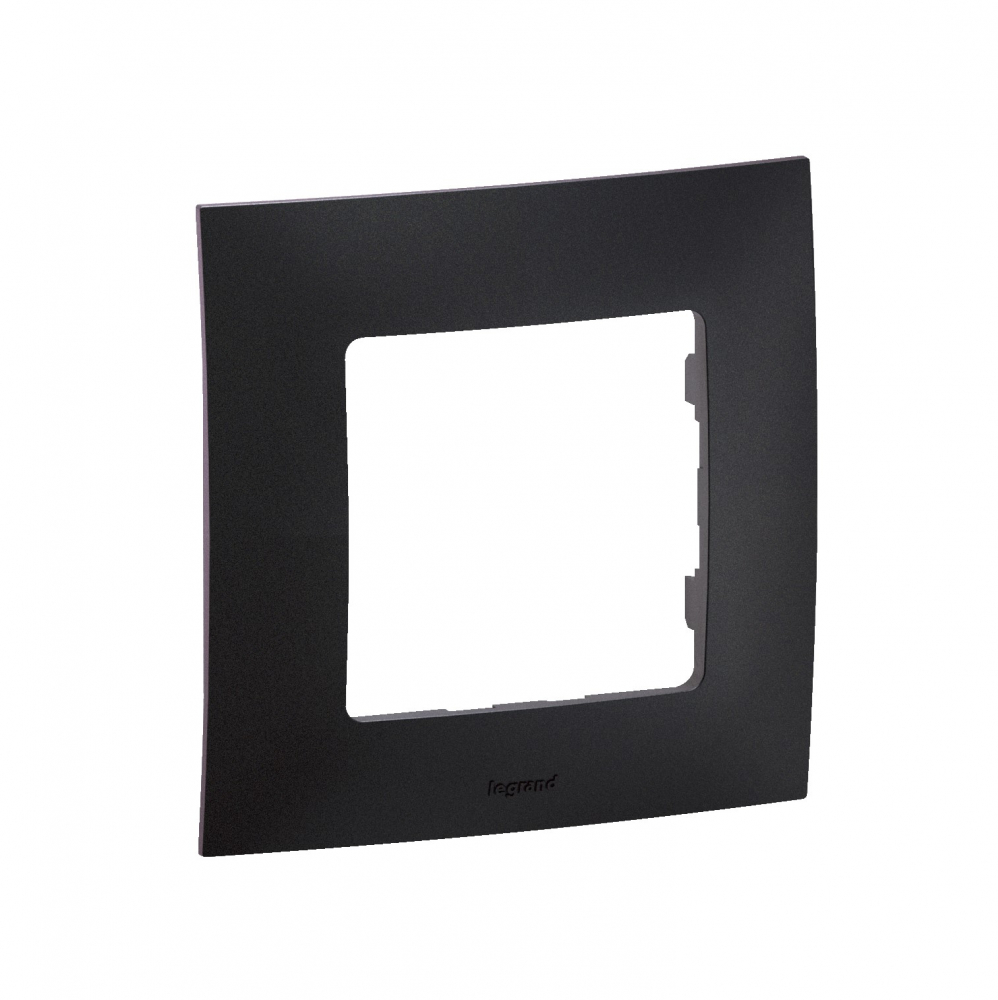 NOWE NILOE - RAMKA POJEDYNCZA CZARNA (BLACK) - NP111BK - LEGRAND