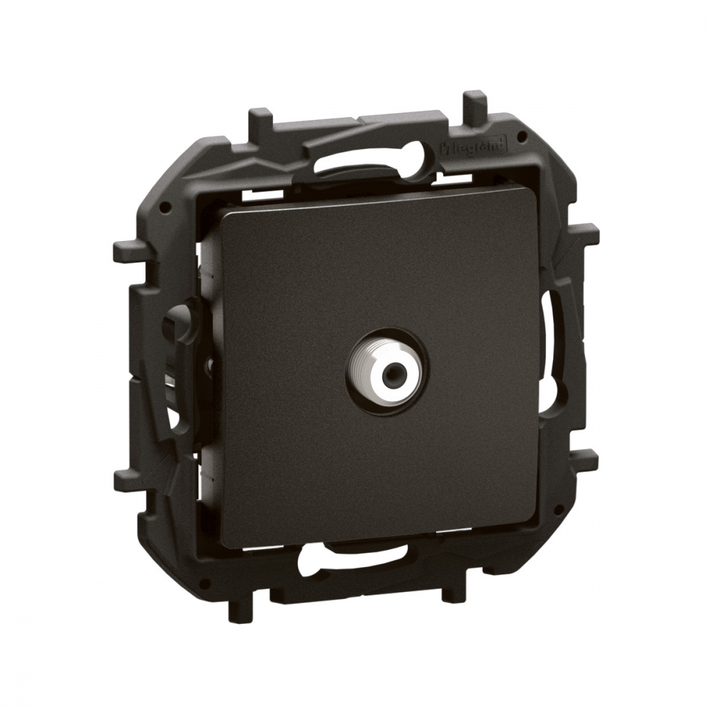 NOWE NILOE- GNIAZDO TV TYP "F" TYPU GWIAZDA 1,5 DB CZARNE - NP4100BK - LEGRAND