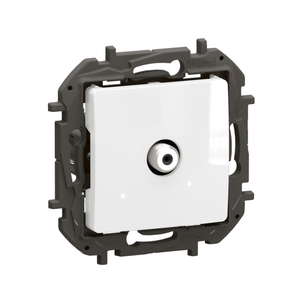 NOWE NILOE- GNIAZDO TV TYP "F" TYPU GWIAZDA 1,5 DB BIAŁE - NP4100WH - LEGRAND