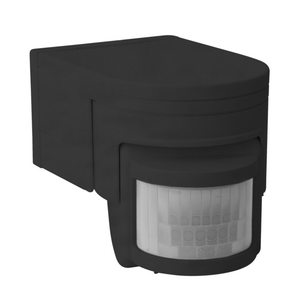 CZUJNIK RUCHU PIR 1200W 160° MAX.12M IP44 CZARNY SLICK JQ-L-B - 8391 - KANLUX
