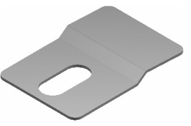 Zacisk mocujący ZM/ZMO 3,00 mm - 400700 - BAKS