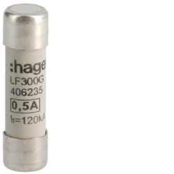 WKŁADKA BEZPIECZNIKOWA 10X38MM 0.5A GG ZWŁOCZNA - LF300G - HAGER