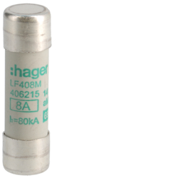 WKŁADKA BEZPIECZNIKOWA 14X51MM 8A AM SILNIKOWA - LF408M - HAGER