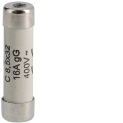 WKŁADKA BEZPIECZNIKOWA 16A 8.5X32MM CHARAKTERYSTYKA GG ZWŁOCZNA - L8532C16 - HAGER