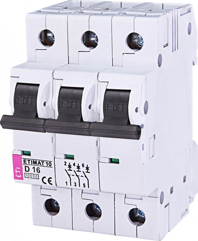 WYŁĄCZNIK NADPRĄDOWY ETIMAT 10 3P D16 - 002155716 - ETI