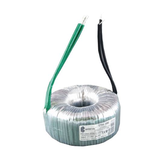 TRANSFORMATOR TOROIDALNY DO ŻARÓWEK HALOGENOWYCH Z BEZPIECZNIKIEM TTH 300VA 230/11,5V - 17112-9507 - BREVE