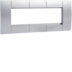 RAMKA MONTAŻOWA POTRÓJNA 45X45 ALUMINIUM - GT453ALU - HAGER