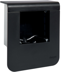 PUSTY NOŚNIK URZĄDZEŃ 45X45 20X55 CZARNY SL - SL200559039011 - HAGER