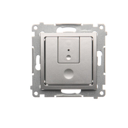 Ściemniacz dwuprzyciskowy (moduł) 40–500 W (300 VA); srebrny mat - D75310.01/43 - KONTAKT SIMON