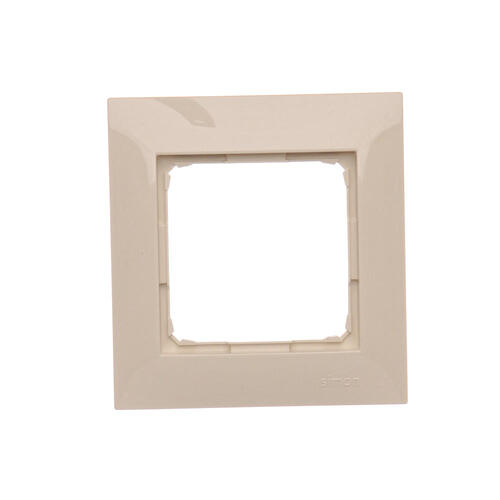 Ramka 1-krotna PREMIUM do puszek karton-gips IP20 / IP44; kremowy - DRK1/41 - KONTAKT SIMON