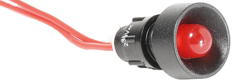 LAMPKA SYGNALIZACYJNA LED D=10MM CZERWONA 230V AC LS LED 10 R 230AC - 004770811 - ETI