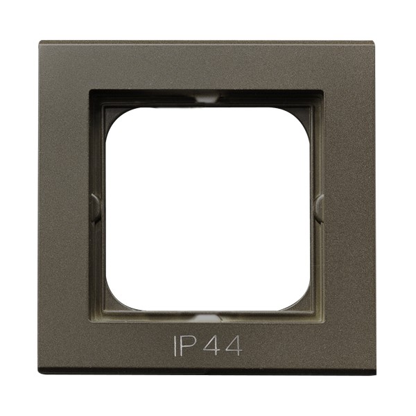 RAMKA POJEDYNCZA DO ŁĄCZNIKÓW IP44 CZEKOLADOWY METALIK SONATA - RH-1R/40 - OSPEL