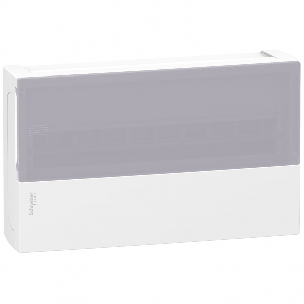OBUDOWA NATYNKOWA IP40 MIP-1-18-NT-G DRZWI SZARE 1 RZĄD 18 MODUŁÓW/RZĄD - MIP12118T - SCHNEIDER ELECTRIC