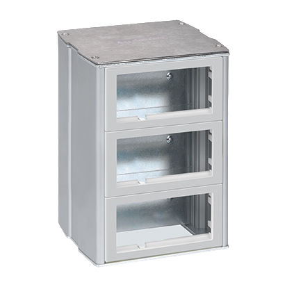 Metalowa miniwieża 12x K45; aluminium - KT1200/8 - KONTAKT SIMON