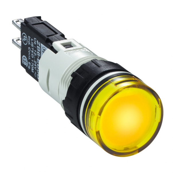 LAMPKA SYGNALIZACYJNA ŻÓŁTA LED 12...24V OKRĄGŁY - XB6AV5BB - SCHNEIDER ELECTRIC