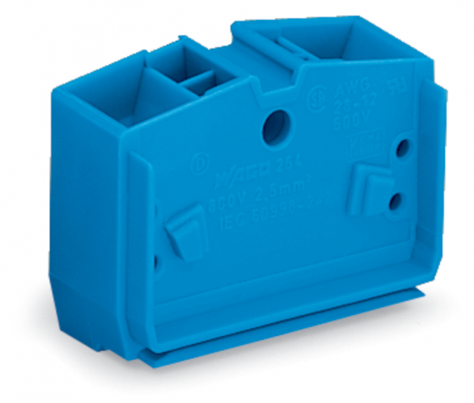 ZŁĄCZKA WEWNĘTRZNA 4-PRZEWODOWA 2,5 MM2 NIEBIESKA - 264-354 - WAGO