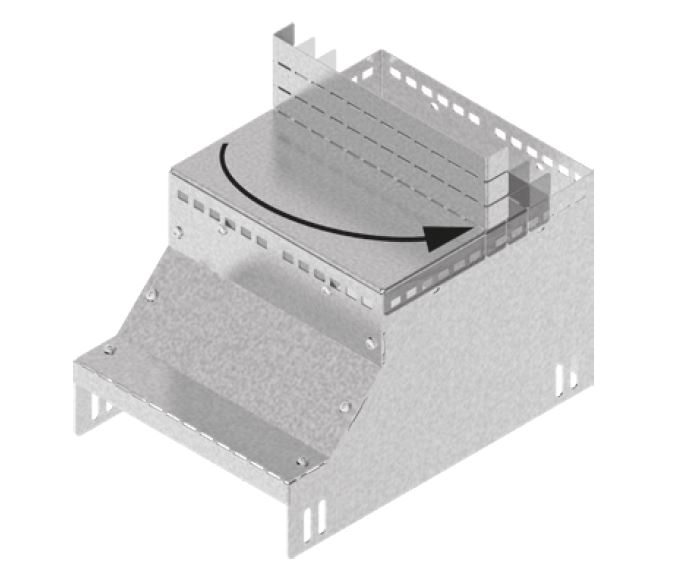 Trójnik redukcyjny TRJ300H42 1,00 mm - 147830 - BAKS