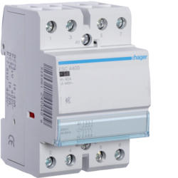 STYCZNIK CICHY 4NO 40A 230V AC. - ESC440S - HAGER