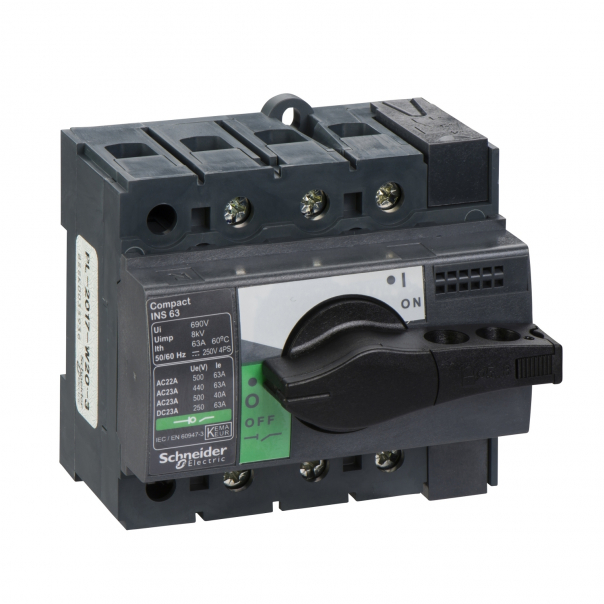 ROZŁĄCZNIK 63A 3P INS63 - 28902 - SCHNEIDER ELECTRIC