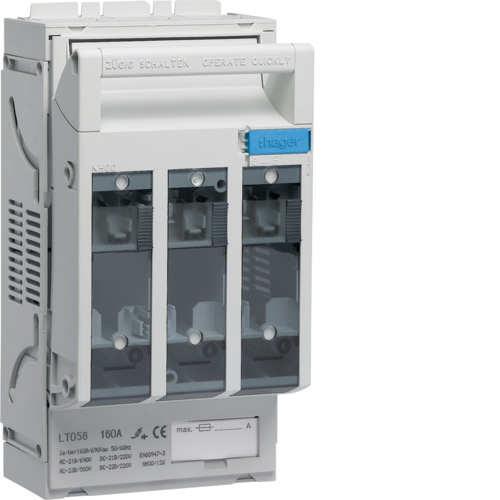 ROZŁĄCZNIK BEZPIECZNIKOWY NH00 3X160A - LT056 - HAGER