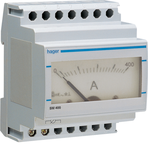 AMPEROMIERZ ANALOGOWY 0-400 A POŚREDNI - SM400 - HAGER - BERKER