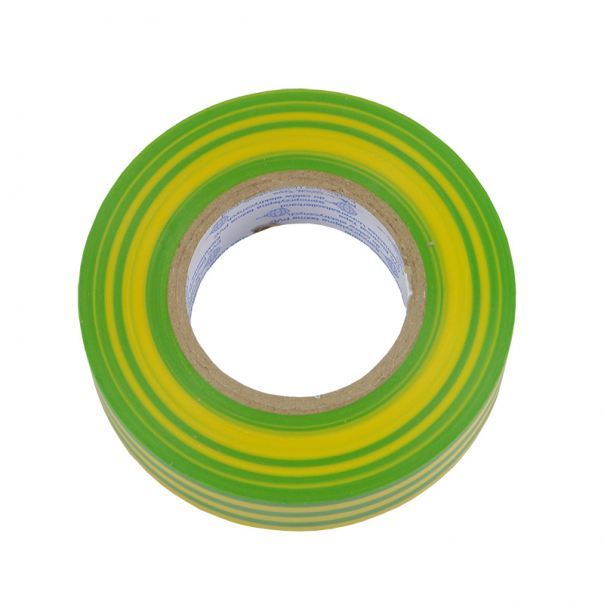TAŚMA 19 X 20M (0,15) ZIELONO-ŻÓŁTA - 41.14 - ELEKTROPLAST OPATÓWEK