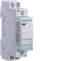 STYCZNIK CICHY 2NO 25A 24V AC/DC. - ESD225S - HAGER