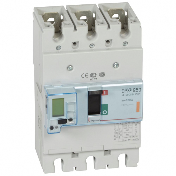 WYŁĄCZNIK MOCY 160A 3-POLOWY 25KA DPX3 250 EL - 420307 - LEGRAND