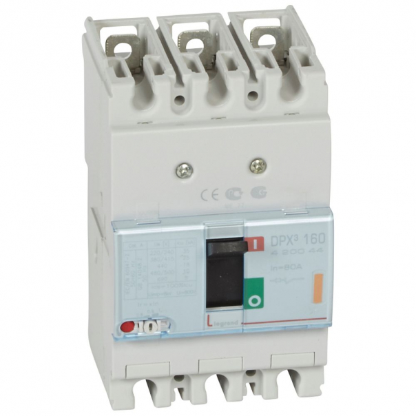 WYŁĄCZNIK 80A 3-POLOWY 25KA DPX3 160 - 420044 - LEGRAND