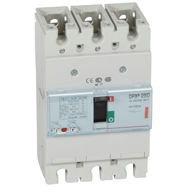 WYŁĄCZNIK MOCY 160A 3-POLOWY 36KA DPX3 250 - 420237 - LEGRAND