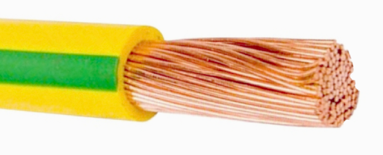PRZEWÓD INSTALACYJNY LGY 1,5 750V ŻÓŁTO-ZIELONY ŻO H07V-K - G-102940 - KABLE I PRZEWODY