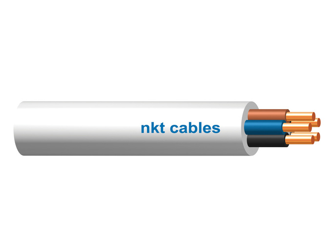 PRZEWÓD INSTALACYJNY YDY 5X2,5 750V BIAŁY BĘBEN - G-103046* - KABLE I PRZEWODY