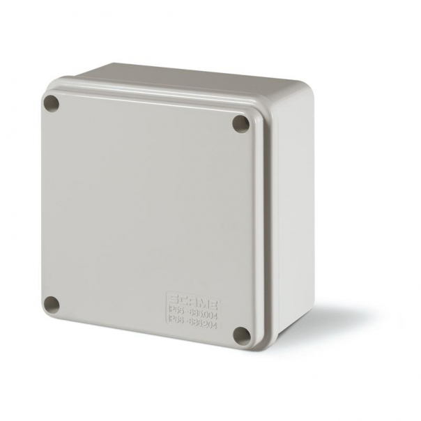 PUSZKA NATYNK 150X110X70MM BEZ DŁAWNIC IP56 SZARY SCABOX - 686.206 - SCAME