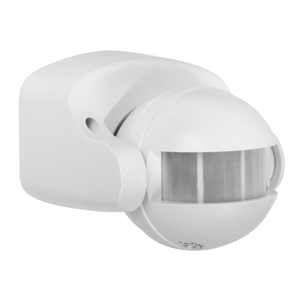 CZUJNIK RUCHU PIR ŚCIENNY 165&deg; 1200W IP44 BIAŁY ALER JQ-30-W - 460 - KANLUX