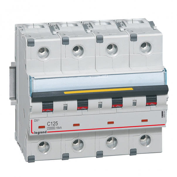 WYŁĄCZNIK NADPRĄDOWY C 125A 4-POLOWY SERII DX3 S 314 - 409364 - LEGRAND