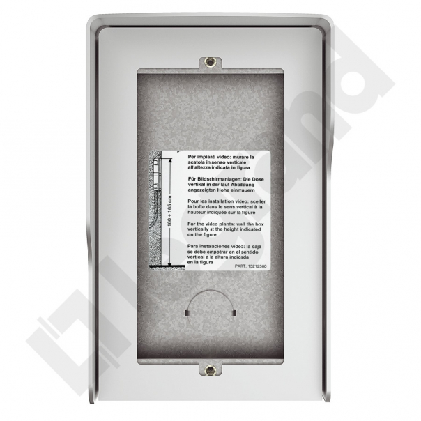 OBUDOWA NATYNKOWA Z DASZKIEM DO PANELI SFERA - 2 MODUŁ - ALUMINIUM - 350621 - LEGRAND